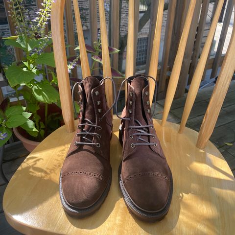 Meermin Service Boot in Superbuck Brown Suede