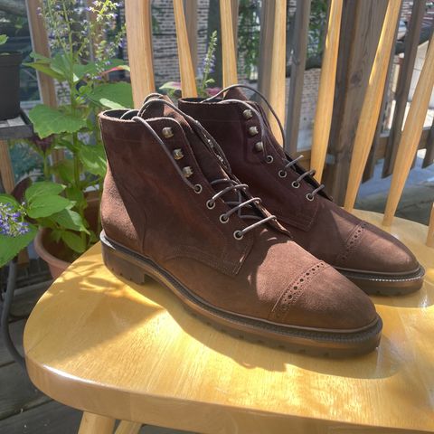 Meermin Service Boot in Superbuck Brown Suede
