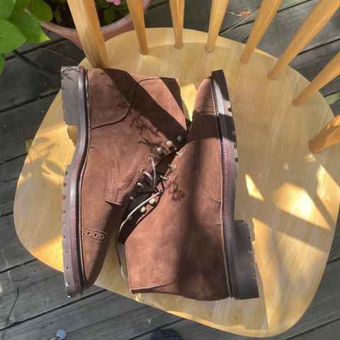 Meermin Service Boot in Superbuck Brown Suede