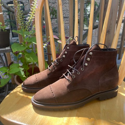 Meermin Service Boot in Superbuck Brown Suede