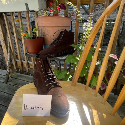 Meermin Service Boot in Superbuck Brown Suede