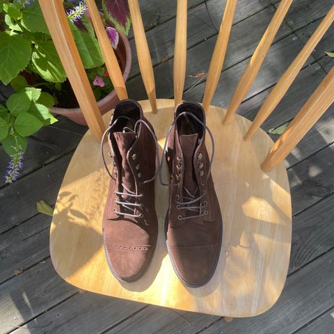 Meermin Service Boot in Superbuck Brown Suede