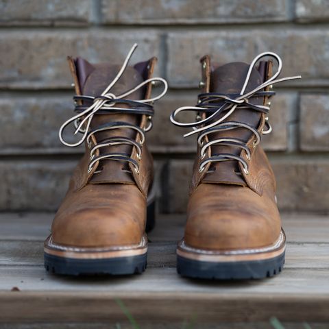 Nicks MTO in Horween Orange Predator