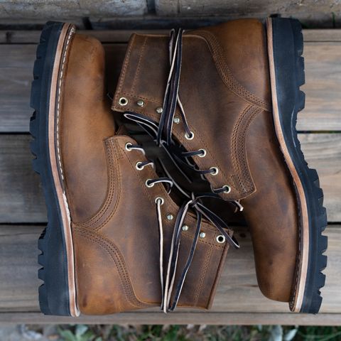 Nicks MTO in Horween Orange Predator