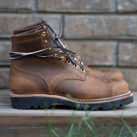Nicks MTO in Horween Orange Predator