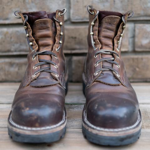 Nicks MTO in Horween Orange Predator