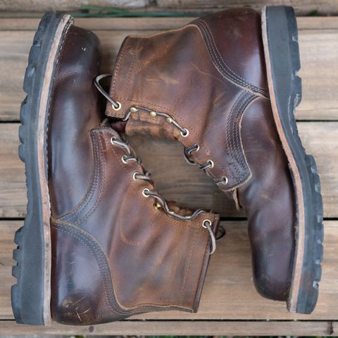 Nicks MTO in Horween Orange Predator