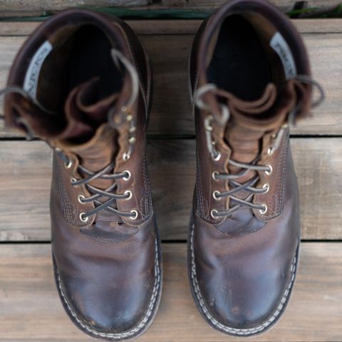 Nicks MTO in Horween Orange Predator