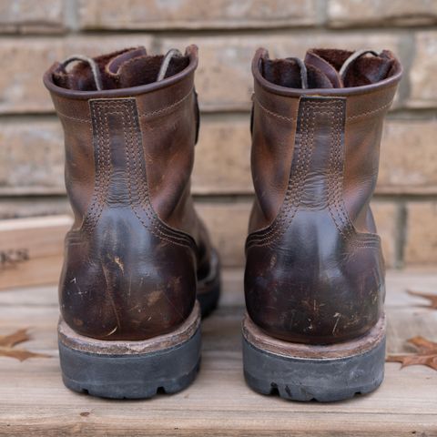Nicks MTO in Horween Orange Predator