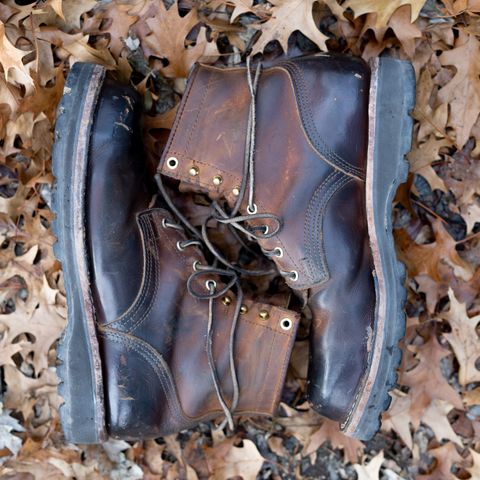 Nicks MTO in Horween Orange Predator