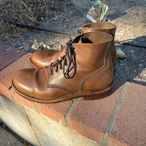 Oak Street Bootmakers Field Boot in Horween Natural Chromexcel