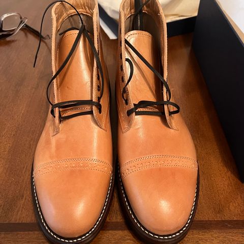 Oak Street Bootmakers Lakeshore Boot in Maryam Natural Horsebutt