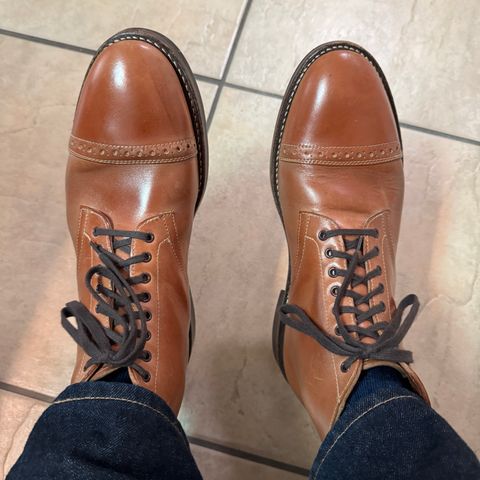 Oak Street Bootmakers Lakeshore Boot in Maryam Natural Horsebutt