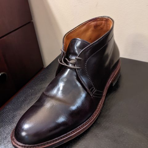 Alden 2-Eyelet Chukka in Horween Color 8 Shell Cordovan