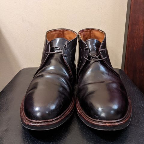 Alden 2-Eyelet Chukka in Horween Color 8 Shell Cordovan