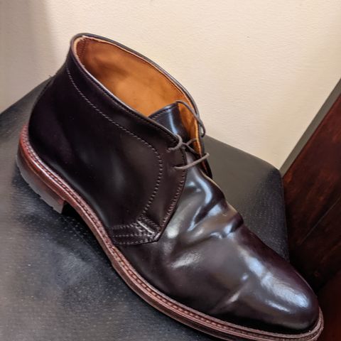 Alden 2-Eyelet Chukka in Horween Color 8 Shell Cordovan