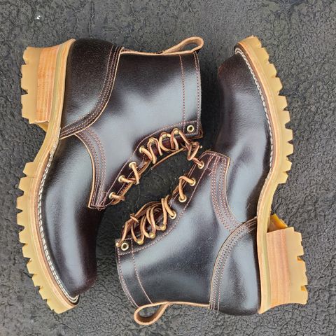 Nicks Urban Logger in Horween Brown Waxed Flesh