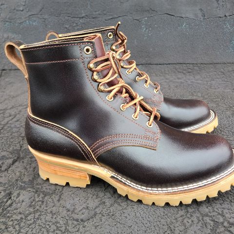 Nicks Urban Logger in Horween Brown Waxed Flesh