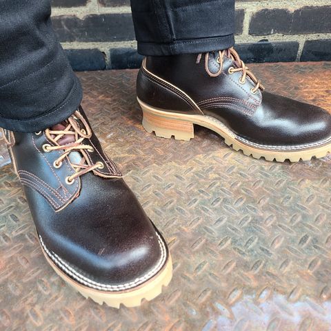 Nicks Urban Logger in Horween Brown Waxed Flesh