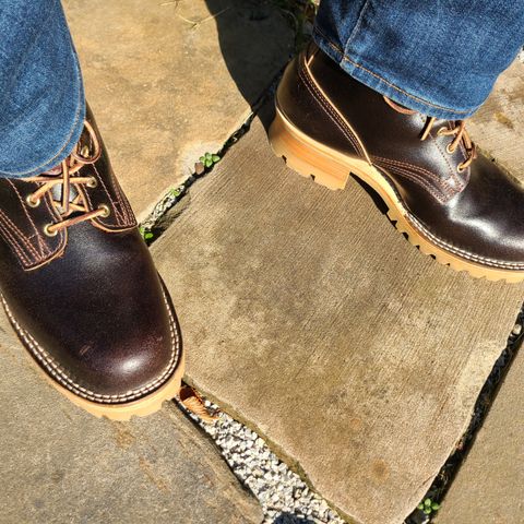 Nicks Urban Logger in Horween Brown Waxed Flesh