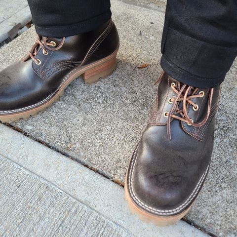 Nicks Urban Logger in Horween Brown Waxed Flesh