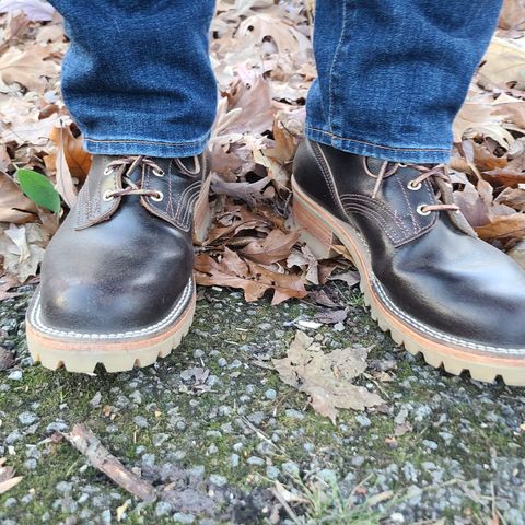 Nicks Urban Logger in Horween Brown Waxed Flesh