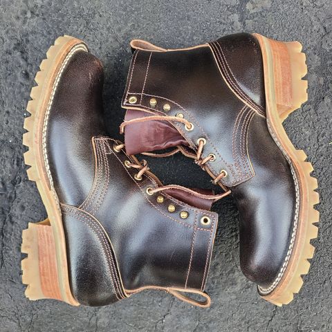 Nicks Urban Logger in Horween Brown Waxed Flesh
