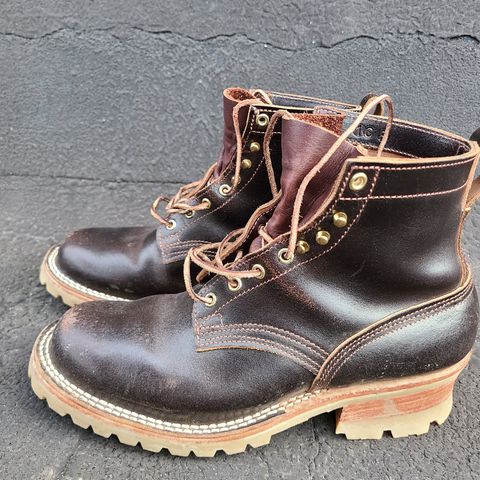 Nicks Urban Logger in Horween Brown Waxed Flesh