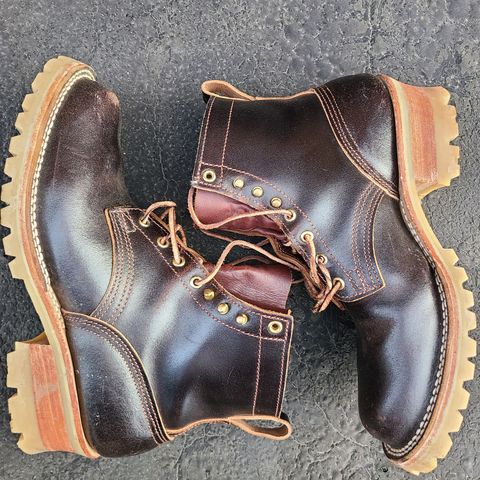 Nicks Urban Logger in Horween Brown Waxed Flesh
