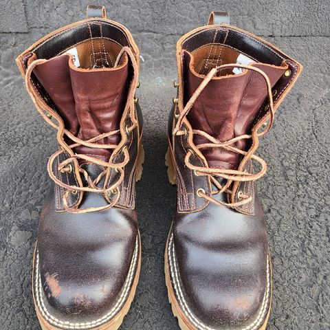 Nicks Urban Logger in Horween Brown Waxed Flesh