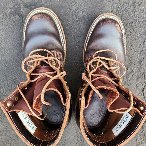 View photo of Nicks Urban Logger in Horween Brown Waxed Flesh