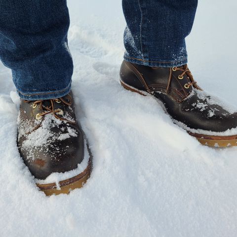 View photo of Nicks Urban Logger in Horween Brown Waxed Flesh