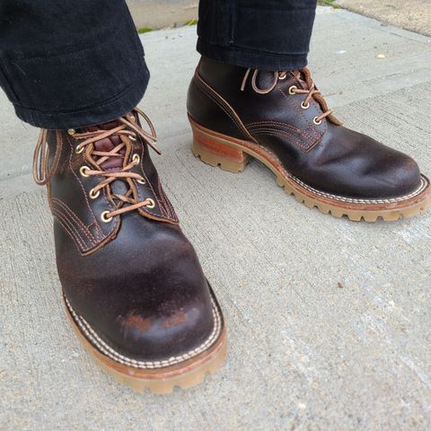 View photo of Nicks Urban Logger in Horween Brown Waxed Flesh