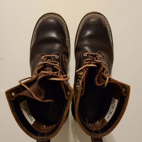 View photo of Nicks Urban Logger in Horween Brown Waxed Flesh