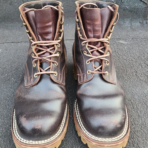 View photo of Nicks Urban Logger in Horween Brown Waxed Flesh