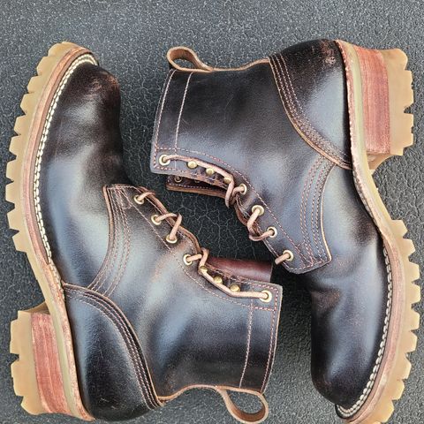 View photo of Nicks Urban Logger in Horween Brown Waxed Flesh