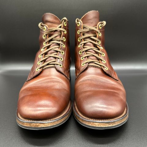 View photo of Viberg Service Boot in Horween Brown Chromexcel