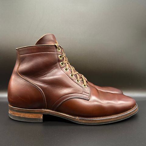 View photo of Viberg Service Boot in Horween Brown Chromexcel