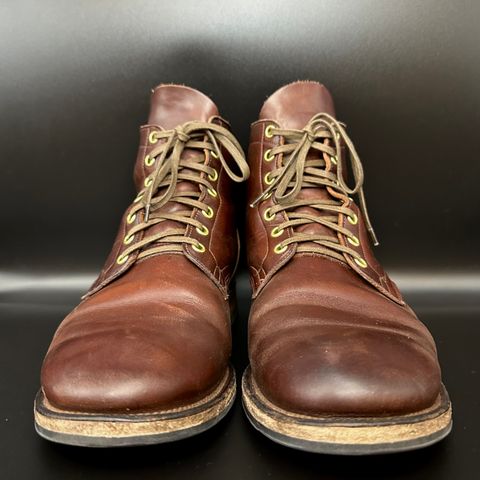 View photo of Viberg Service Boot in Horween Brown Chromexcel