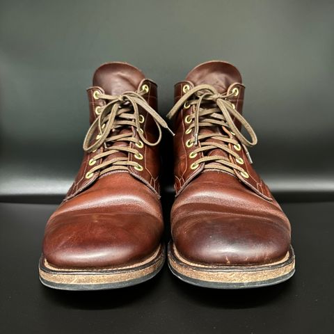 View photo of Viberg Service Boot in Horween Brown Chromexcel