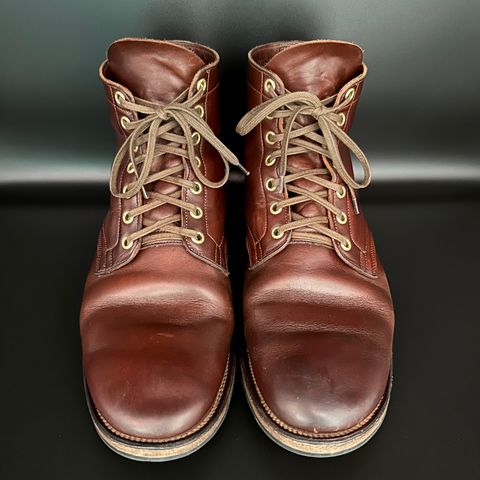 View photo of Viberg Service Boot in Horween Brown Chromexcel