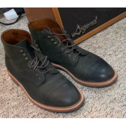 Grant Stone Cap Toe Boot in C.F. Stead Forest Kudu