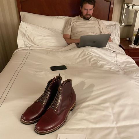 XBXS Land Boots in Horween Color 8 Chromexcel