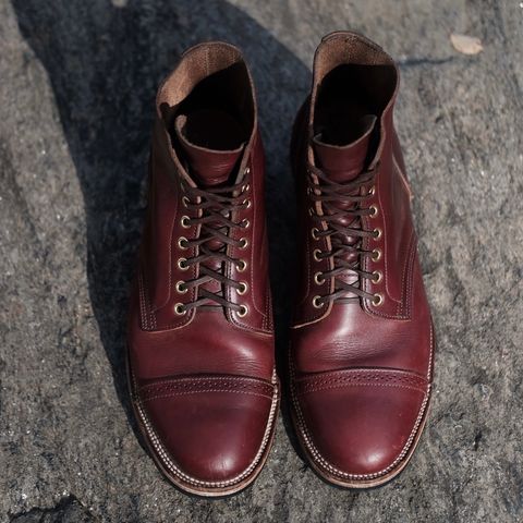 XBXS Land Boots in Horween Color 8 Chromexcel