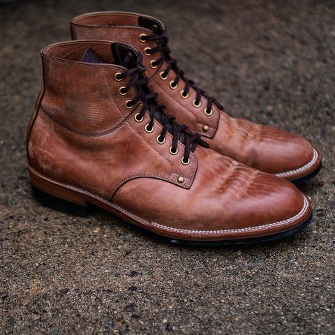 Iron Boots Type 1 in Maryam Natural Reverse Horsebutt