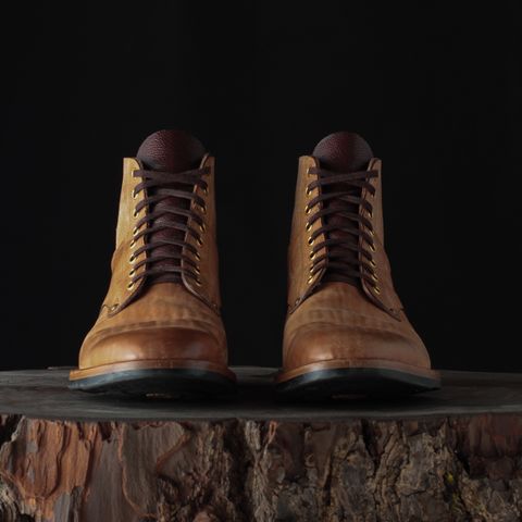 Iron Boots Type 1 in Maryam Natural Reverse Horsebutt