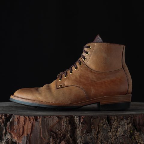 Iron Boots Type 1 in Maryam Natural Reverse Horsebutt