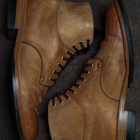 Iron Boots Type 1 in Maryam Natural Reverse Horsebutt