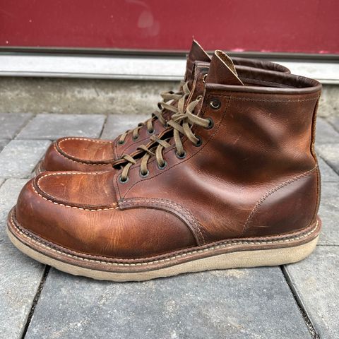 Red Wing 6-Inch Classic Moc in S.B. Foot Copper Rough and Tough