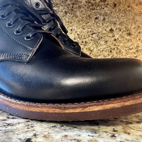 View photo of Oak Street Bootmakers Field Boot in Horween Black Chromexcel